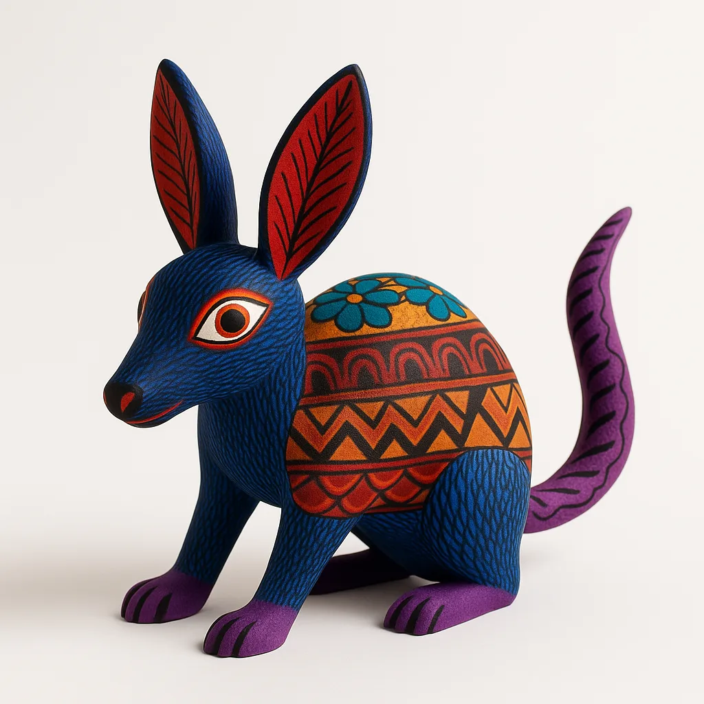Alebrije Tallado en Madera de Copal